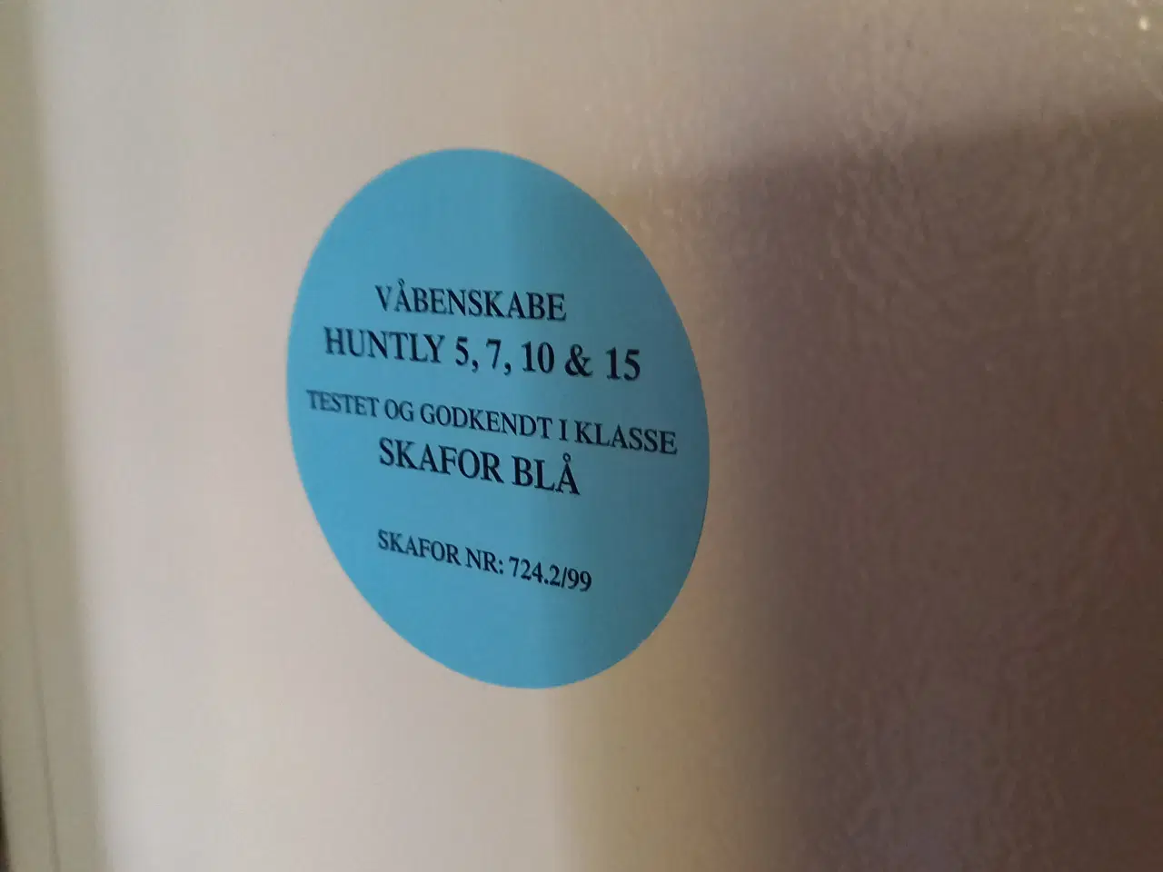 Billede 2 - Våben skab Huntly 5 Reserveret