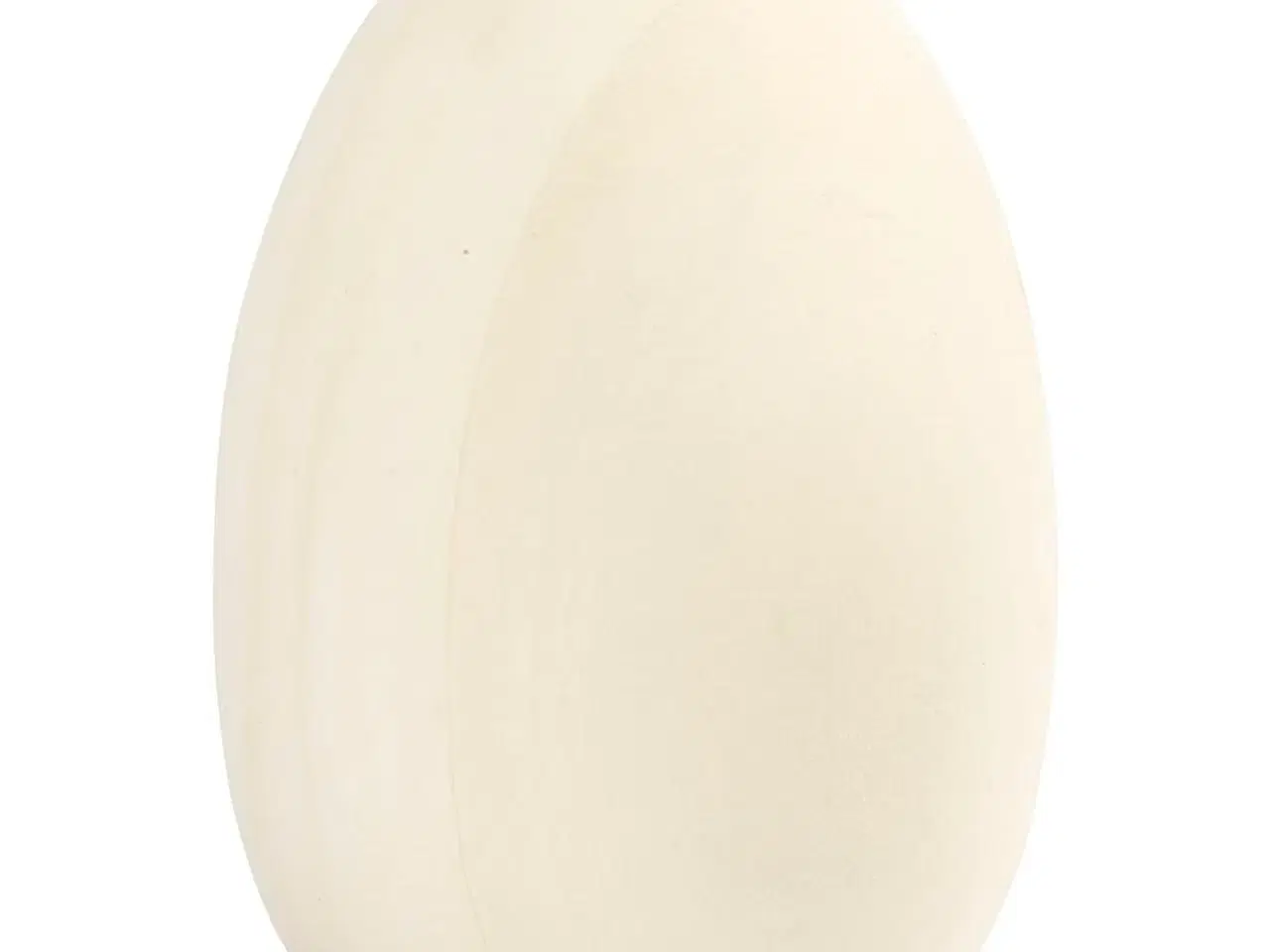 Billede 1 - Drejet Æg i Lyst Træ - 8 cm Høj, 6 cm Bred