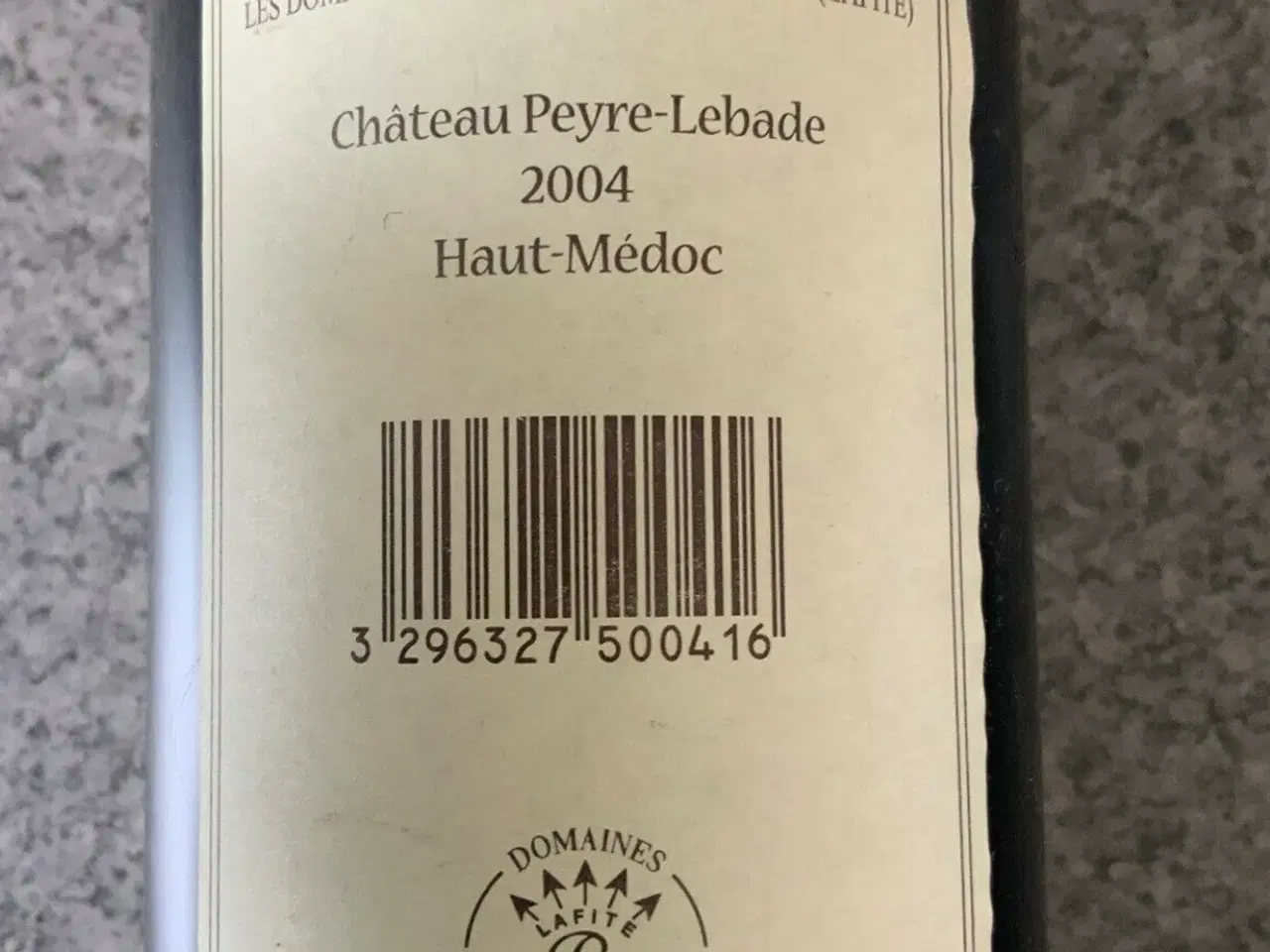 Billede 3 - Rødvin, 2004 Haut-Medoc Chateau Peyre-Lebade