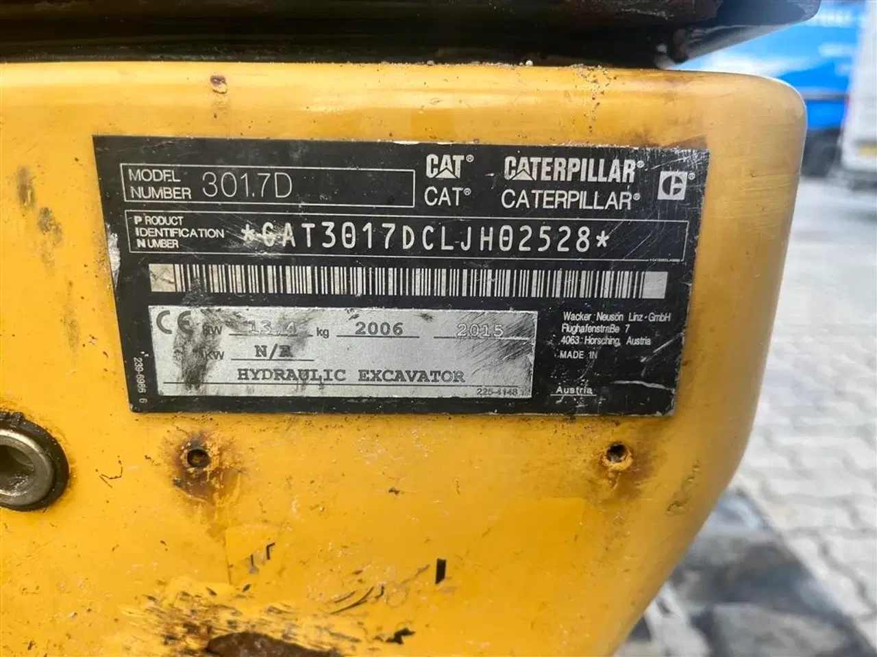 Billede 9 - CAT 301.7D Tiltman med hydraulisk skovskifte