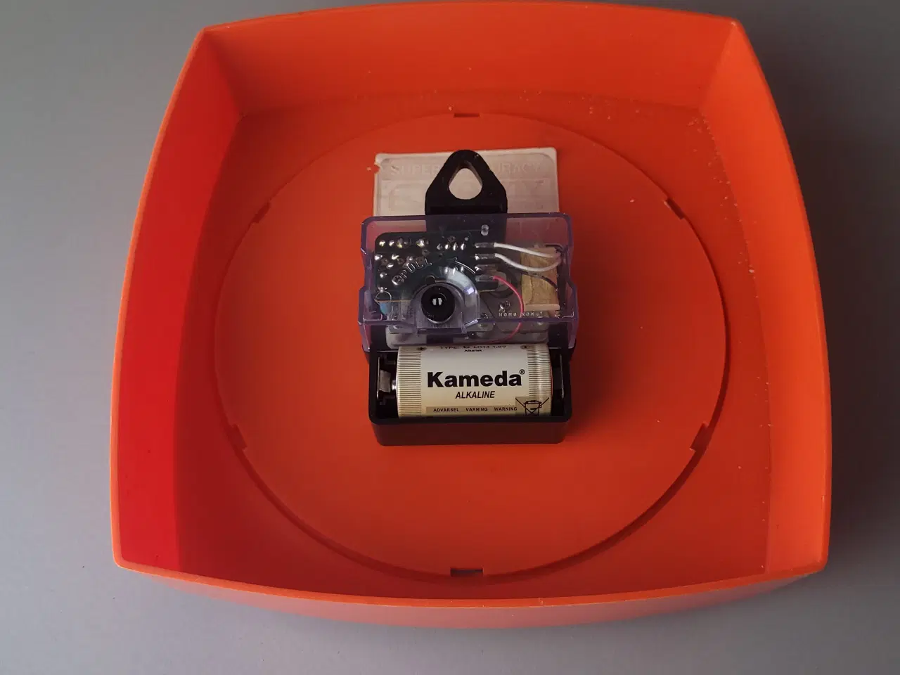 Billede 6 - ⭐️· Retro Orange Vægur / Bordur - Equity Quartz