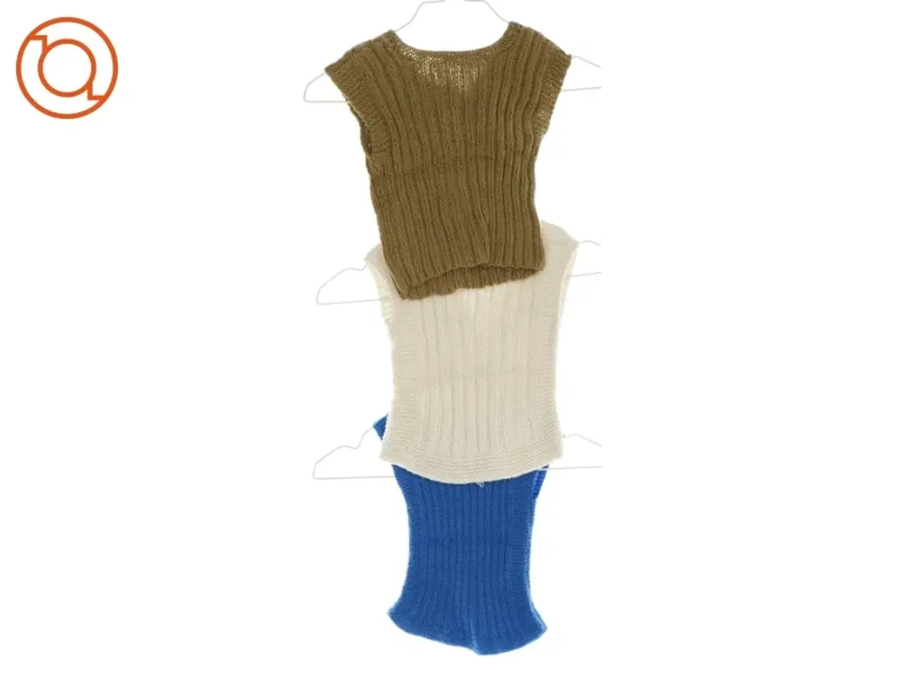 Billede 2 - Hjemmestrikkede veste (3 stk) (str. ca. 68)