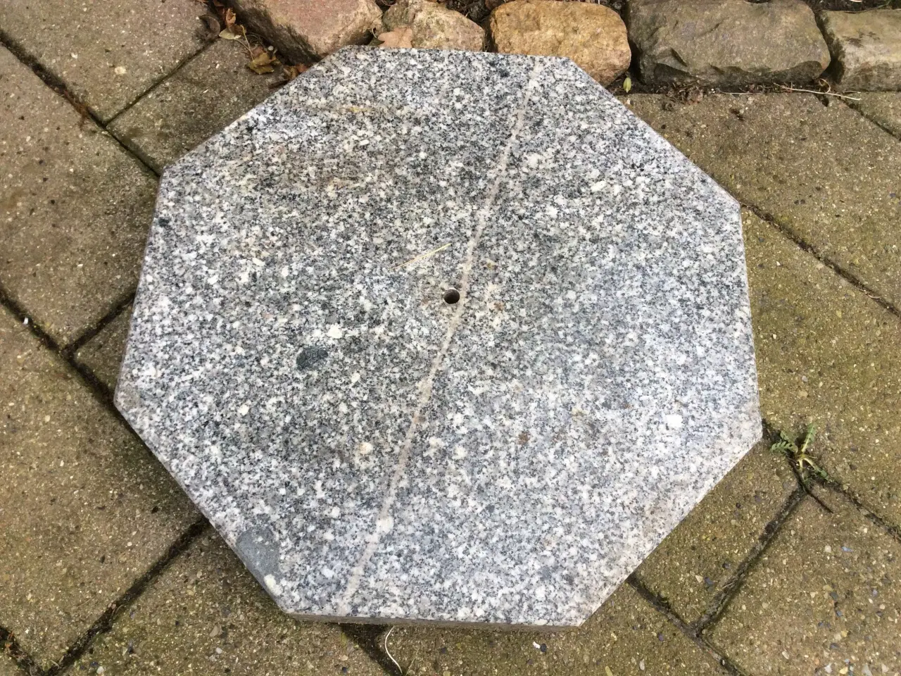 Billede 1 - parasolfod granit