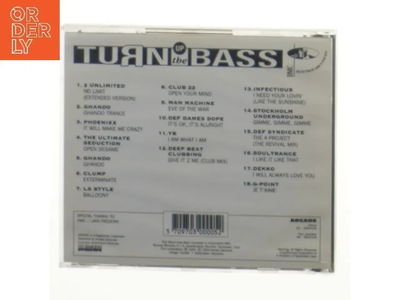 Billede 3 - Turn Up the Bass CD