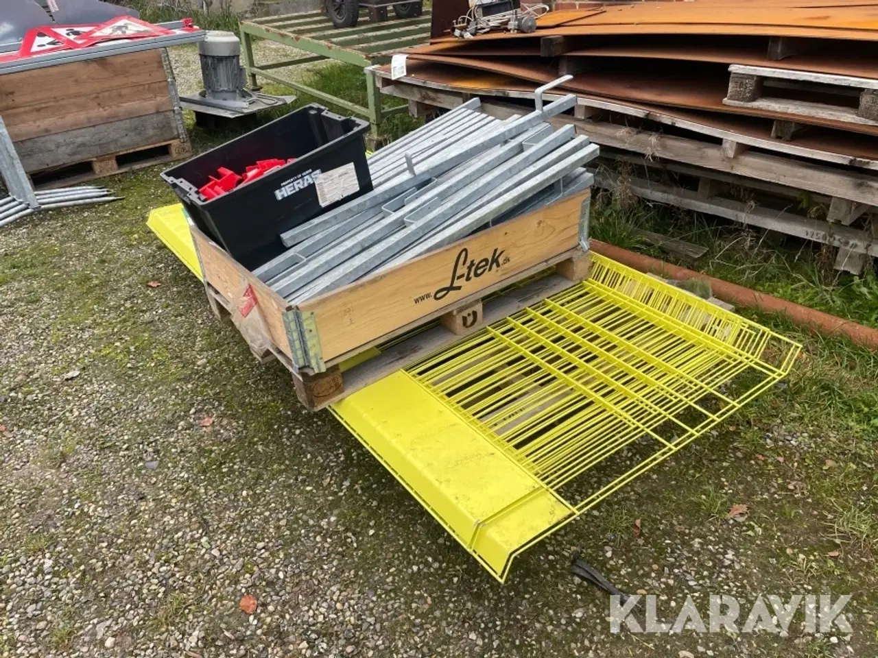 Billede 4 - Hegn Ser hegn EN13374A 8 styk med holdere