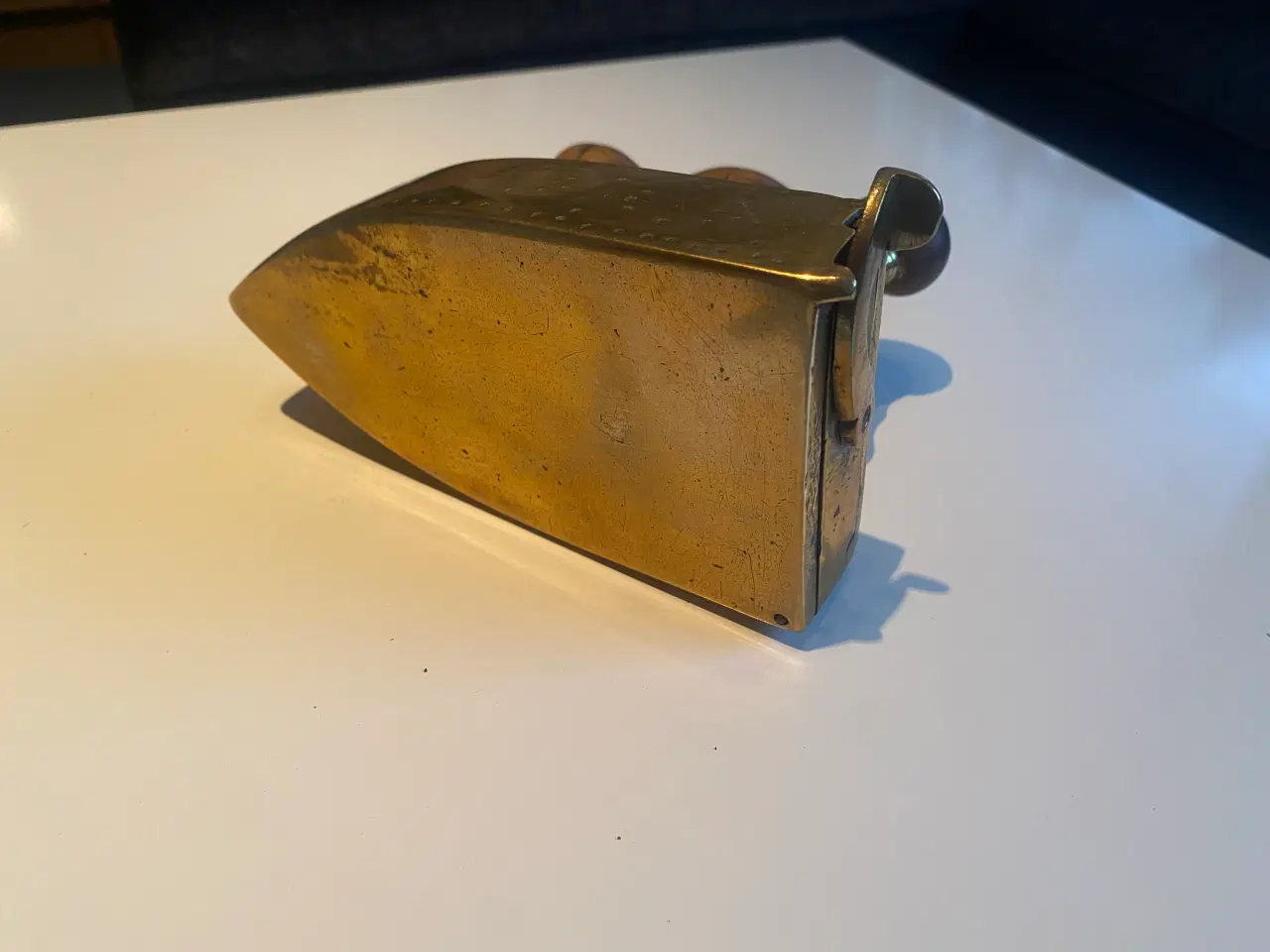 Billede 3 - Antik strygejern, Messing, 200 år gl.
