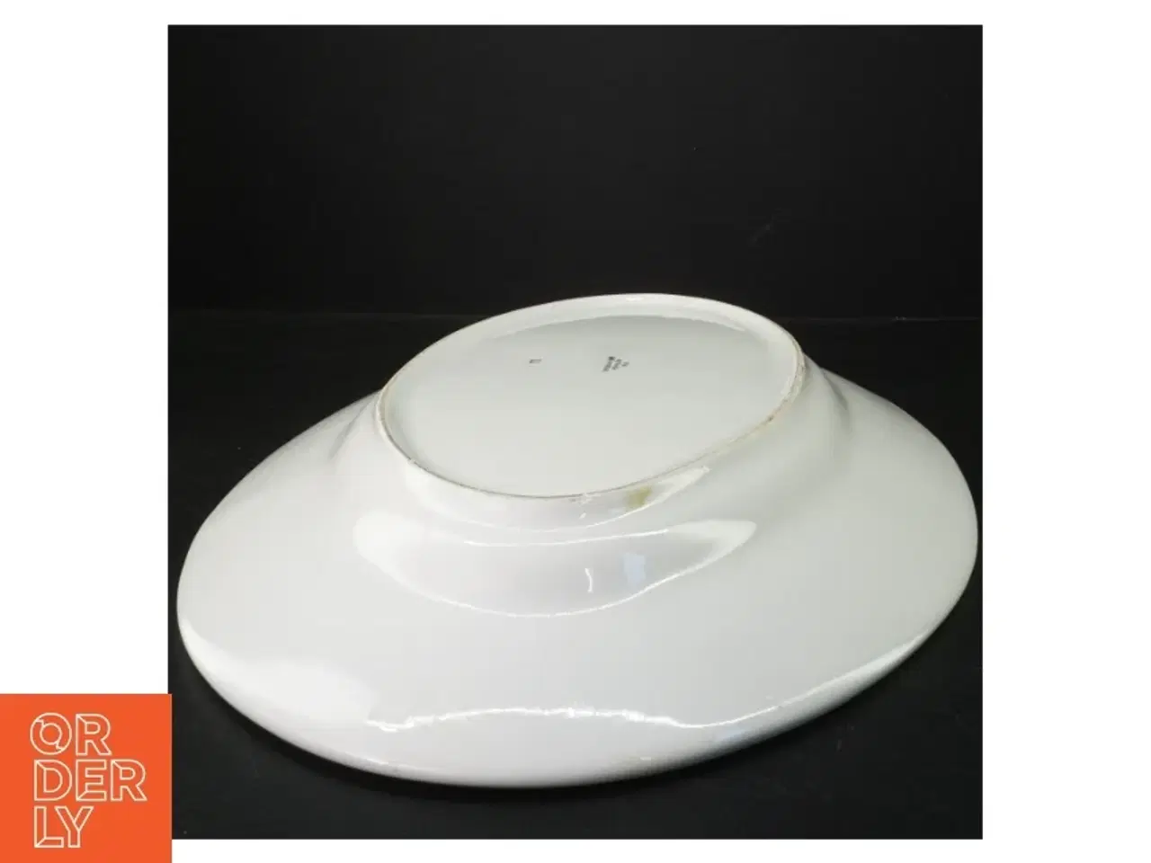 Billede 3 - Dekorativ oval keramikfad (str. 51 x 30 cm)