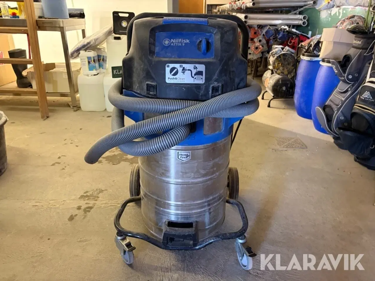 Billede 5 - Industri våd-/tørstøvsuger Nilfisk ATTIX 9