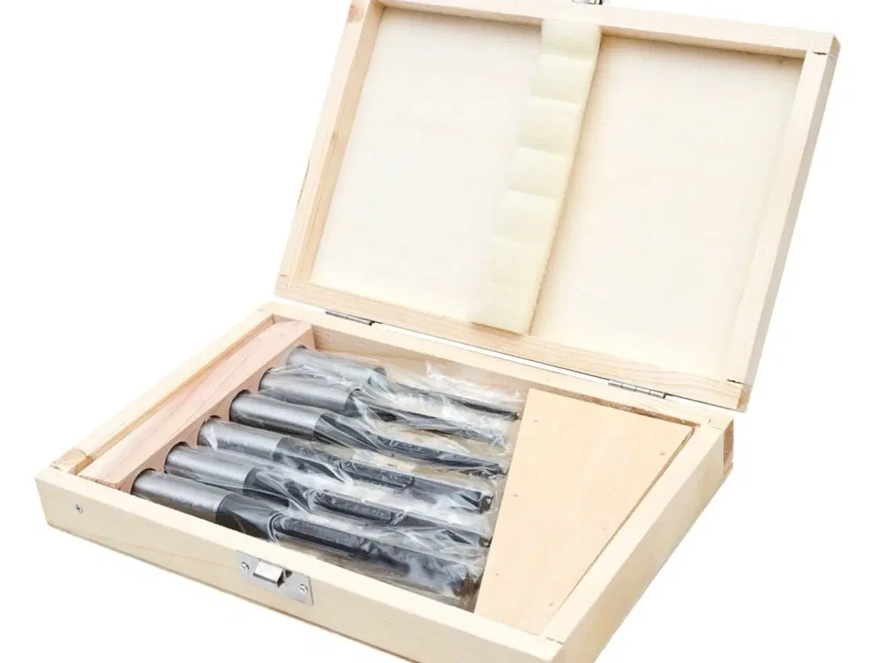 Billede 1 - Langhulsborsæt højreskærende ø 6-8-10-12-14-16