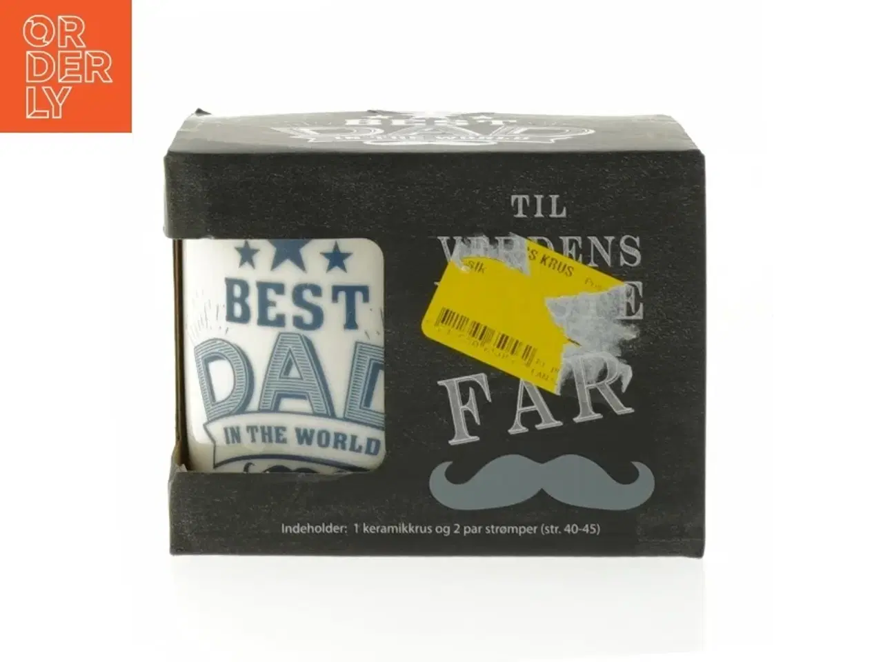 Billede 1 - Gavesæt &#39;Best Dad&#39; (str. Sokker. str. 40-45)
