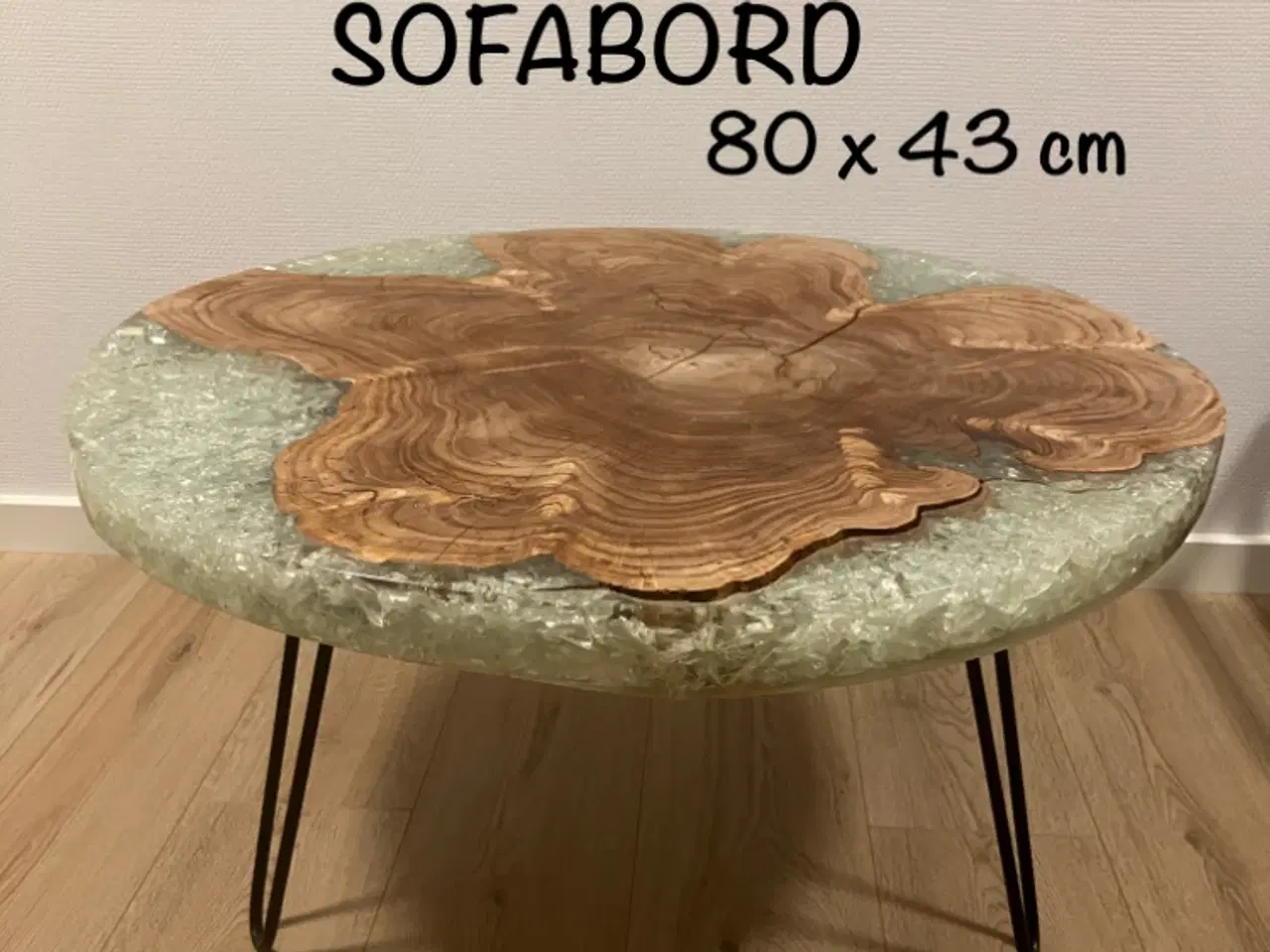 Billede 1 - Unikt, håndlavet sofabord 