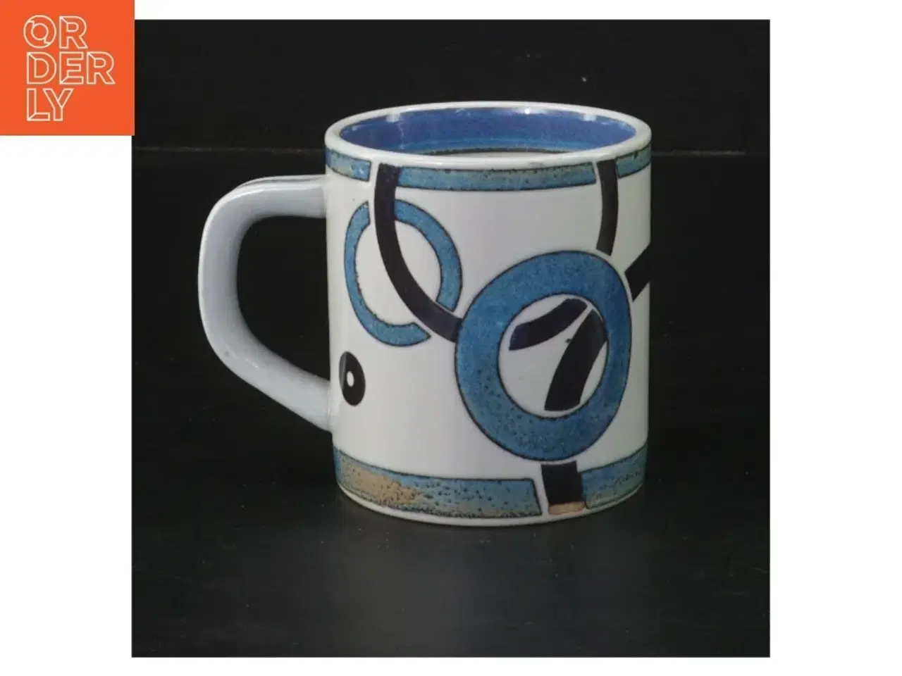 Billede 2 - Keramik krus med årstal 1972 (str. Ø 6,5 cm længde 7,5 cm)