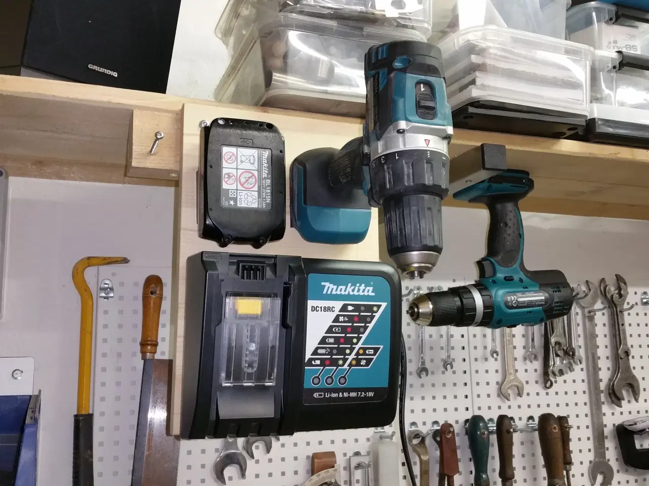 Billede 2 - Makita 18v/12v/10.8v/14.4v holdere , beslag