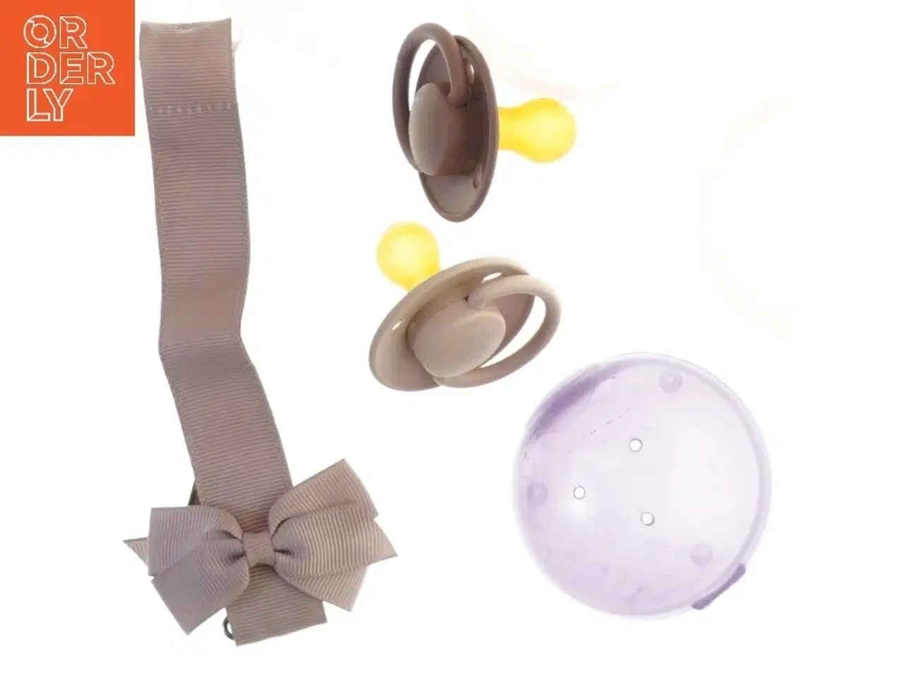 Billede 1 - Sutter (ikke brugt) og sutteholder sæt fra Bibs (str. Baby)