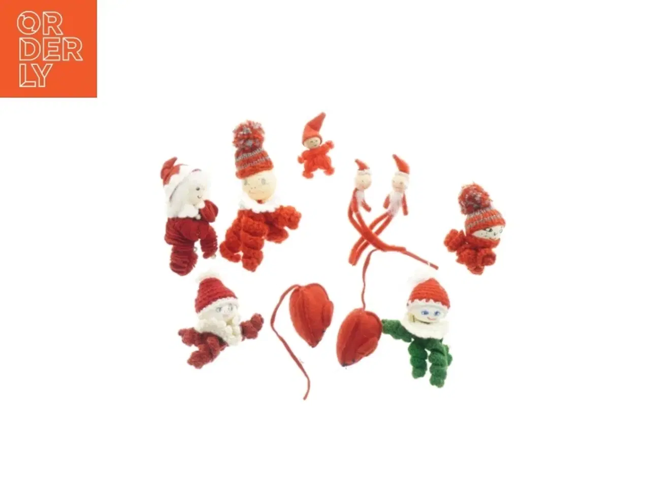 Billede 1 - Håndlavede julefigurer (str. 9 x 5 cm)