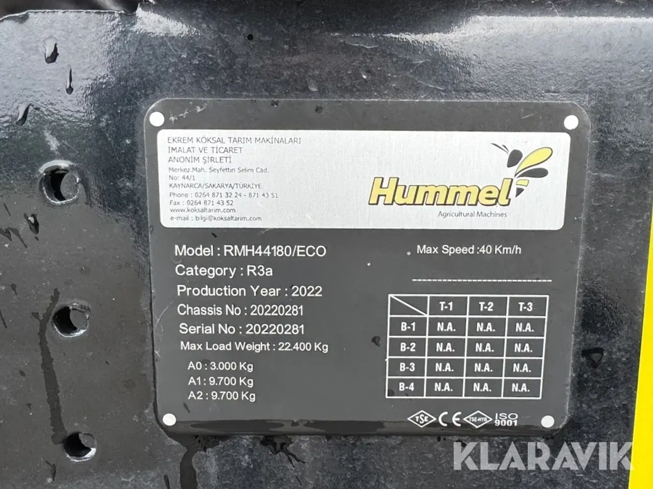Billede 9 - Kornvogn Hummel RMH44180/Eco