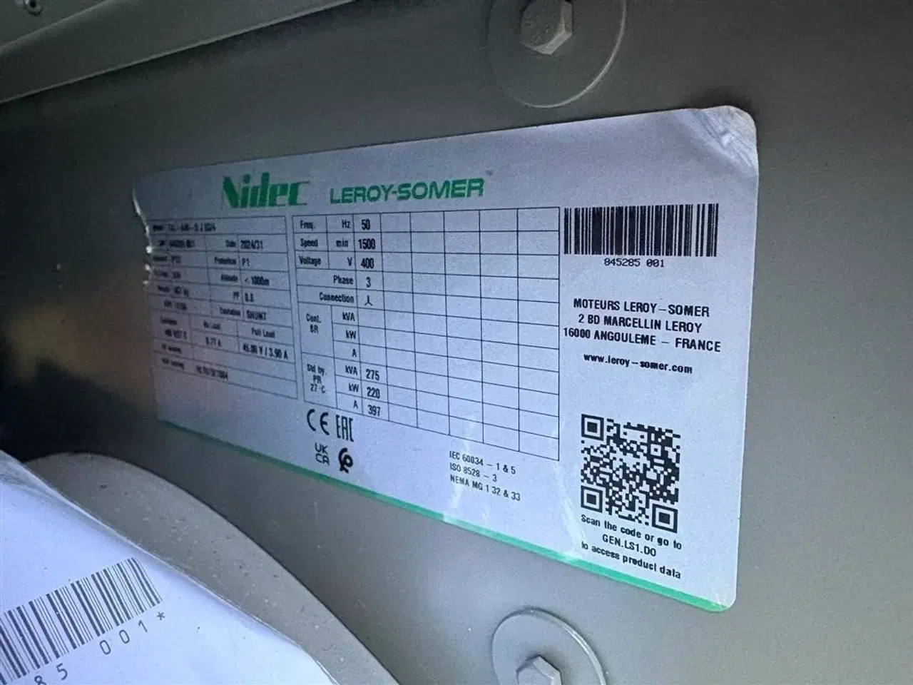 Billede 7 - Cummins Leroy Somer 275 kva