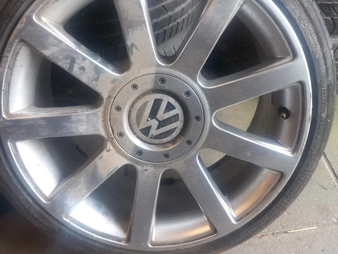 Billede 3 - Alufælge-vw-opel