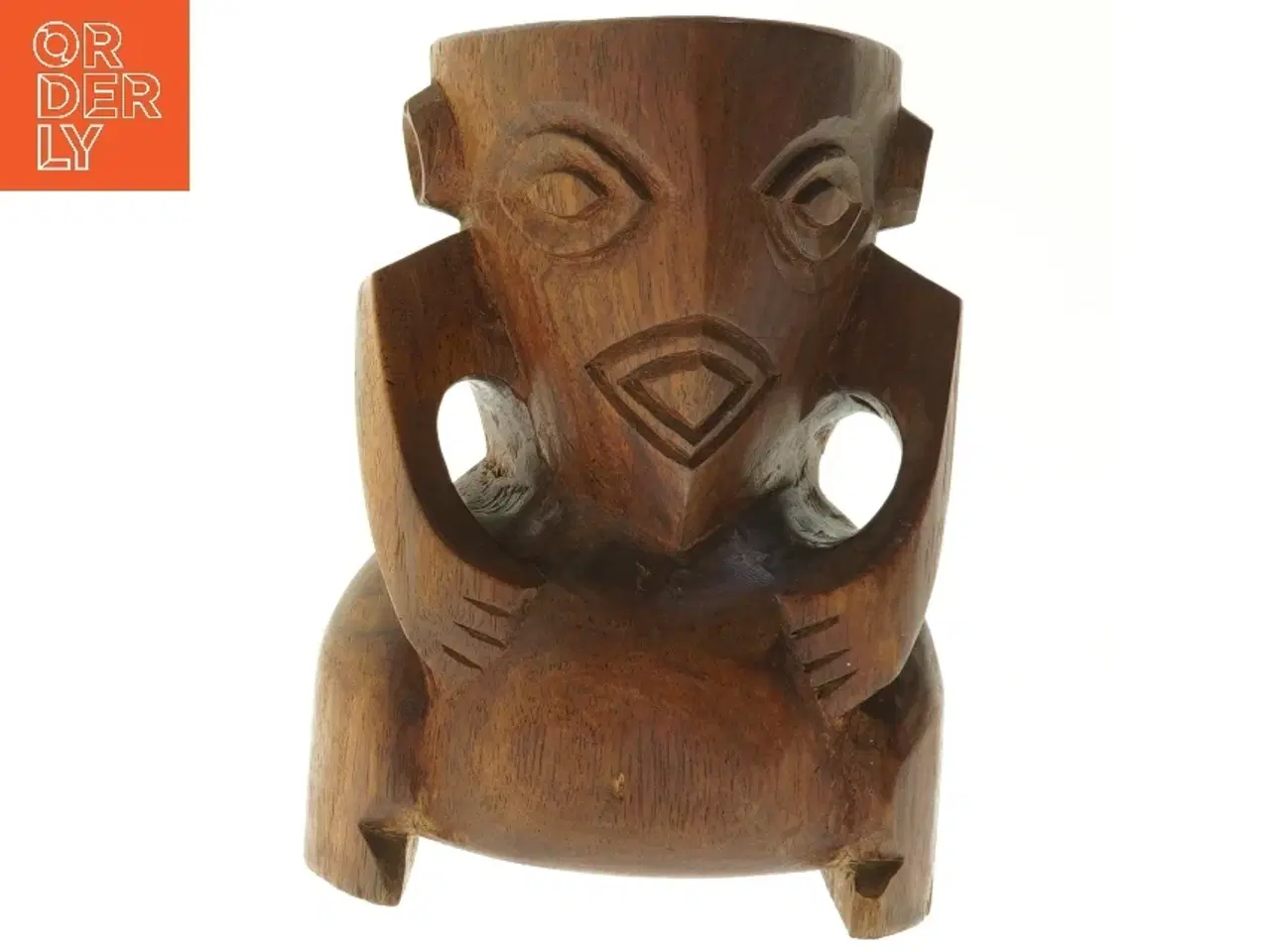 Billede 1 - Træsnittet dekorationsfigur (str. 20 cm)