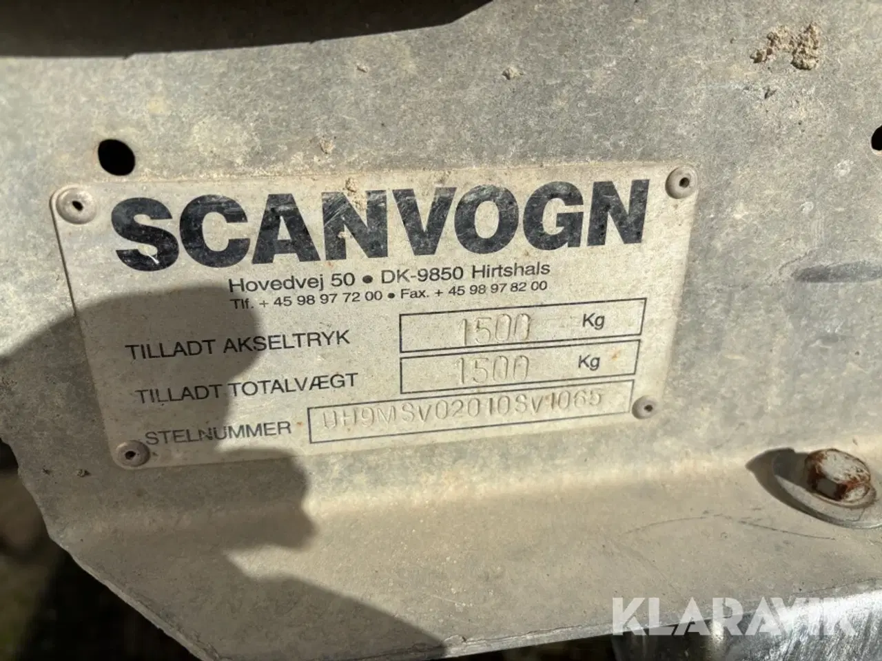 Billede 12 - Skurvogn Scanvogn