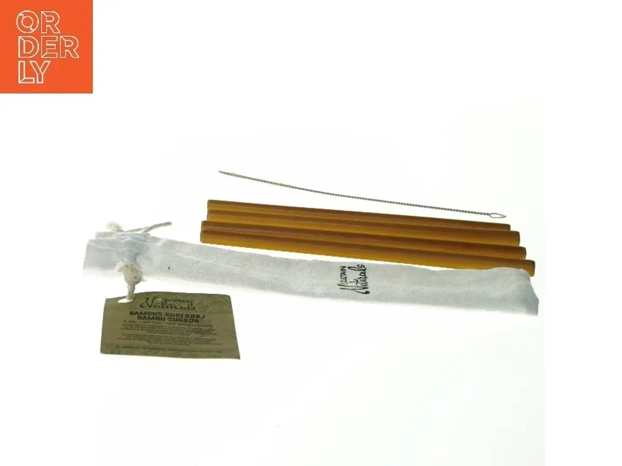 Billede 4 - Bambus sugerør fra Naturals (str. 20 cm)