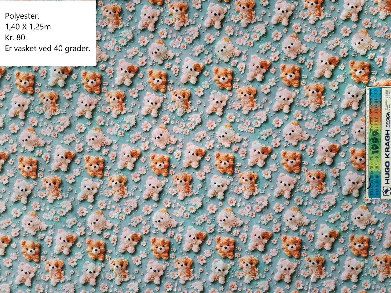 Billede 12 - Polyester og bomuldsstof.