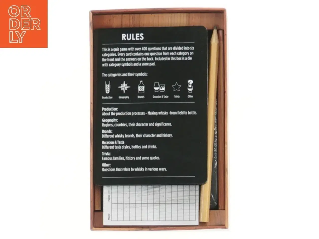 Billede 3 - Whisky quiz spil fra Nicogame (str. 5x11x17 cm)