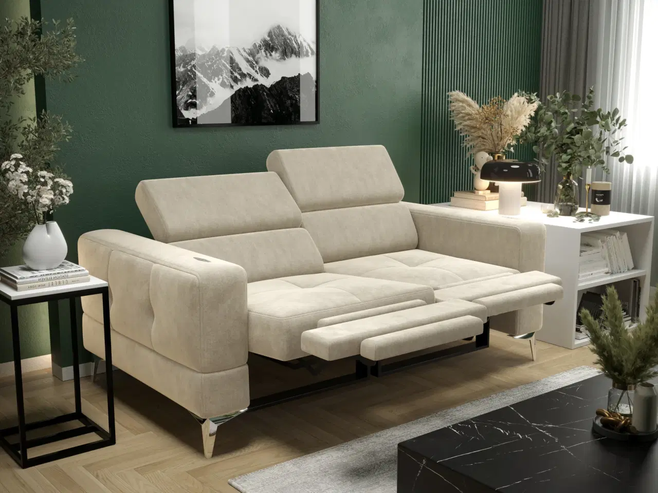 Billede 3 - TUTSEPI II  RELAX  2-personers  SOFA 185 CM