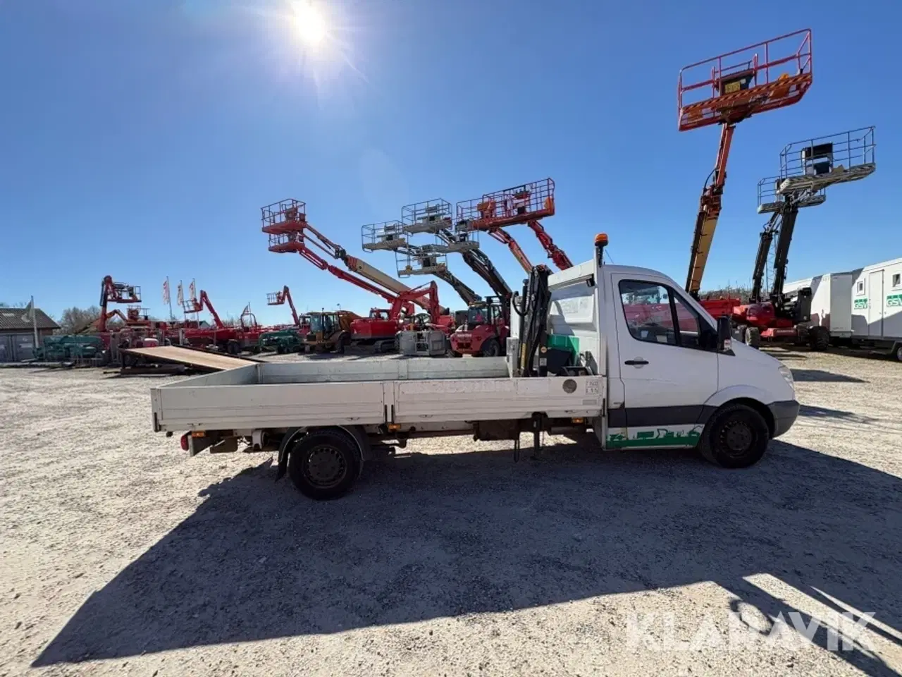 Billede 7 - Ladbil med kran og spil Mercedes-Benz