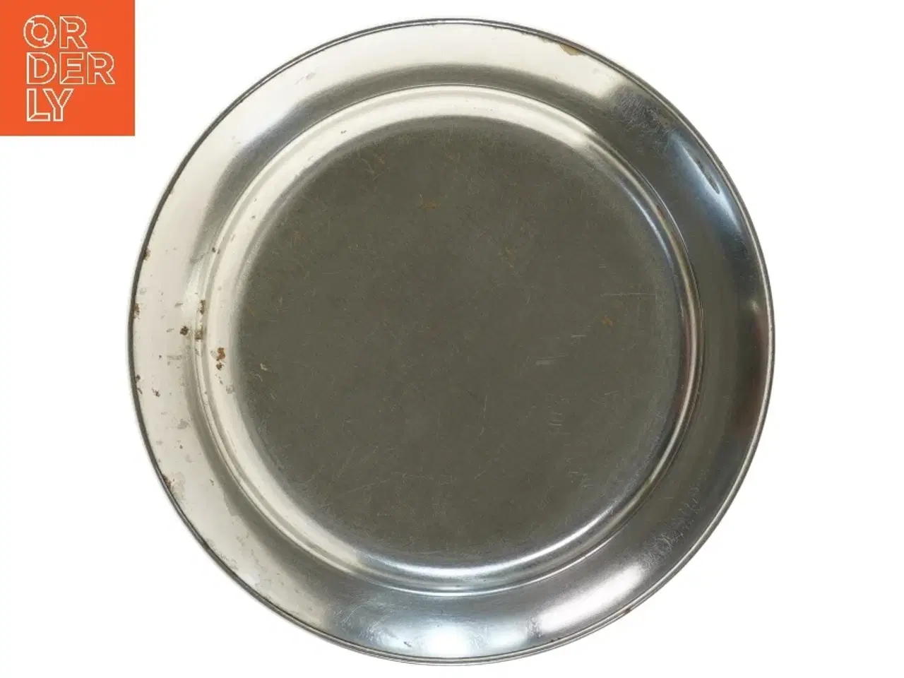 Billede 3 - Rustfrit stål fladt fad (str. Ø 27 cm)