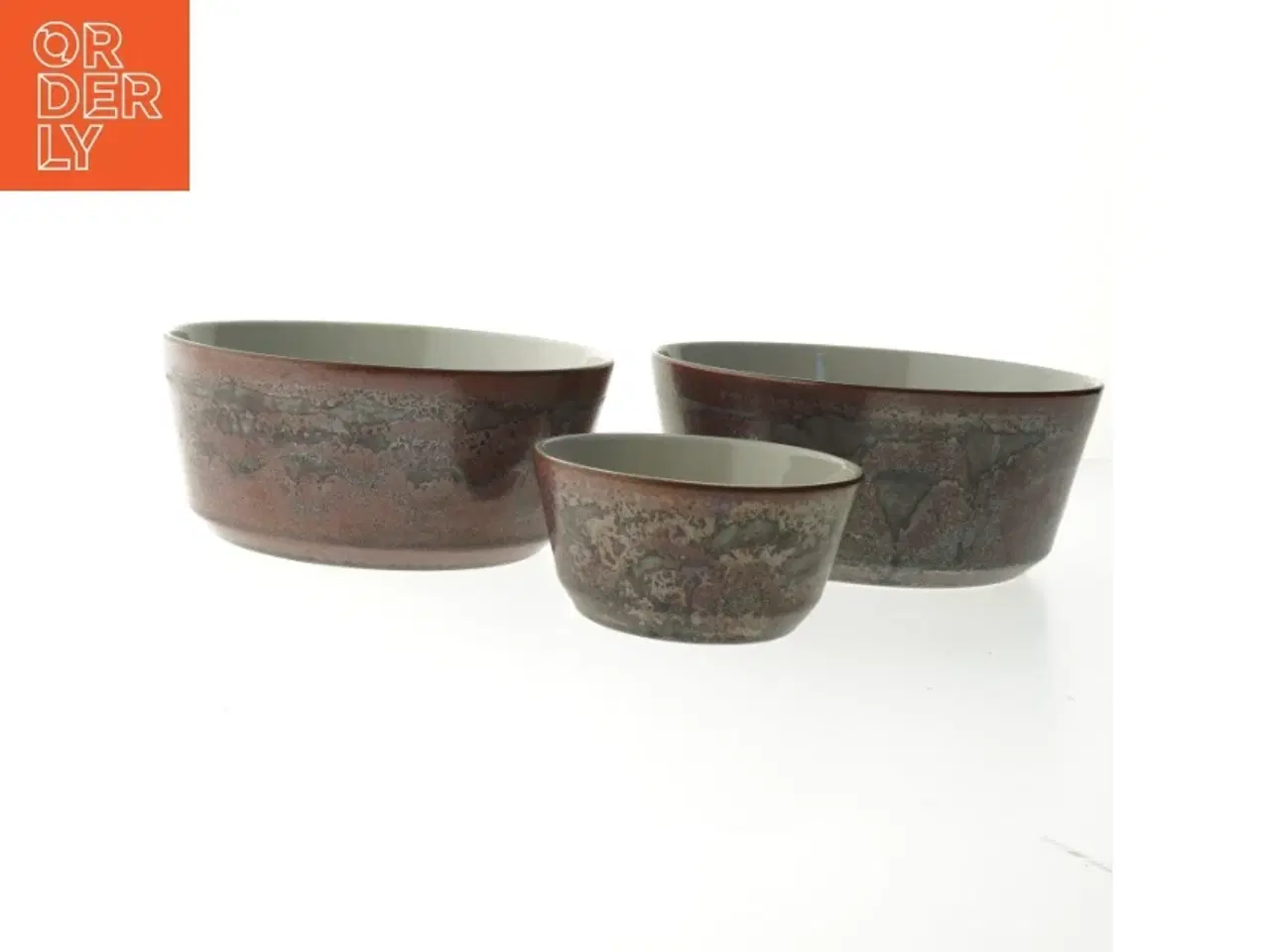 Billede 1 - Sæt af tre skåle fra Thule  (str. Ø 21 cm Ø 20,5 cm Ø 12,5 cm)