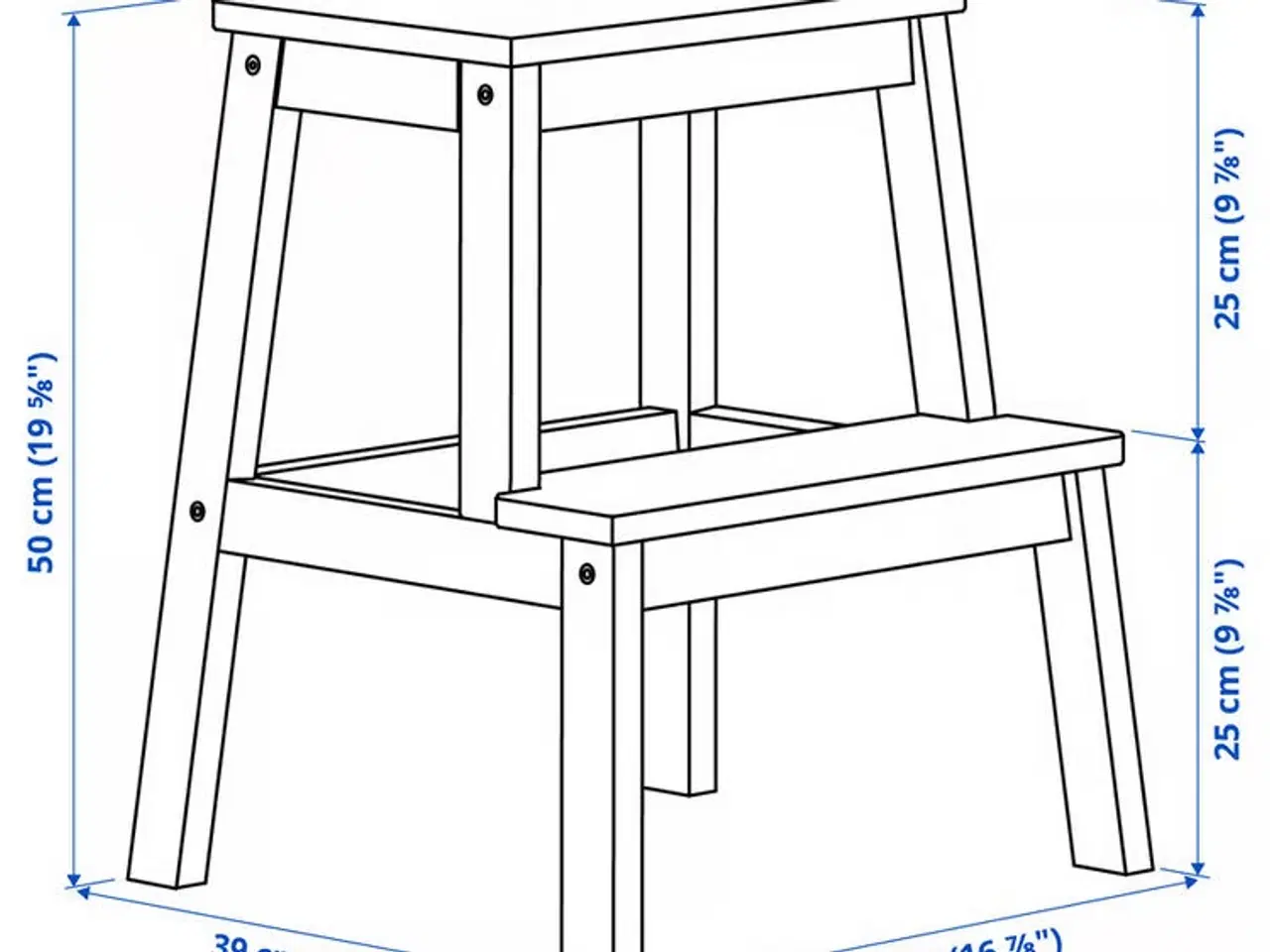 Billede 4 - Ikea taburet (Bekväm)