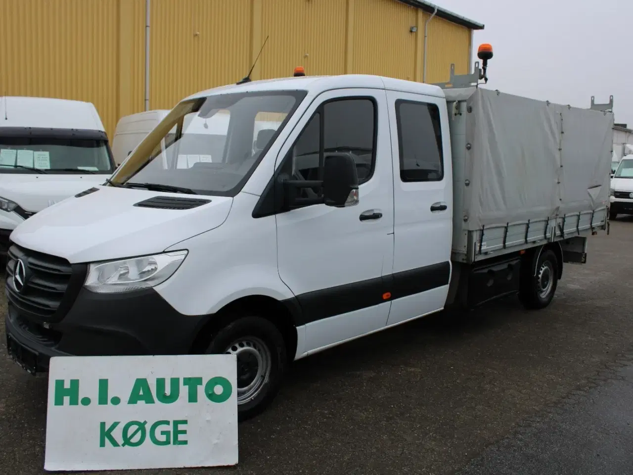 Billede 1 - Mercedes Sprinter 316 2,2 CDi A3 Mandskabsvogn m/lad RWD