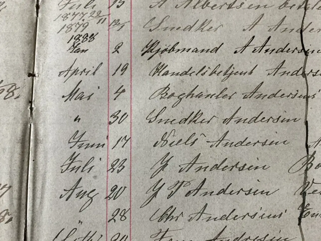 Billede 2 - Gammel kassebog