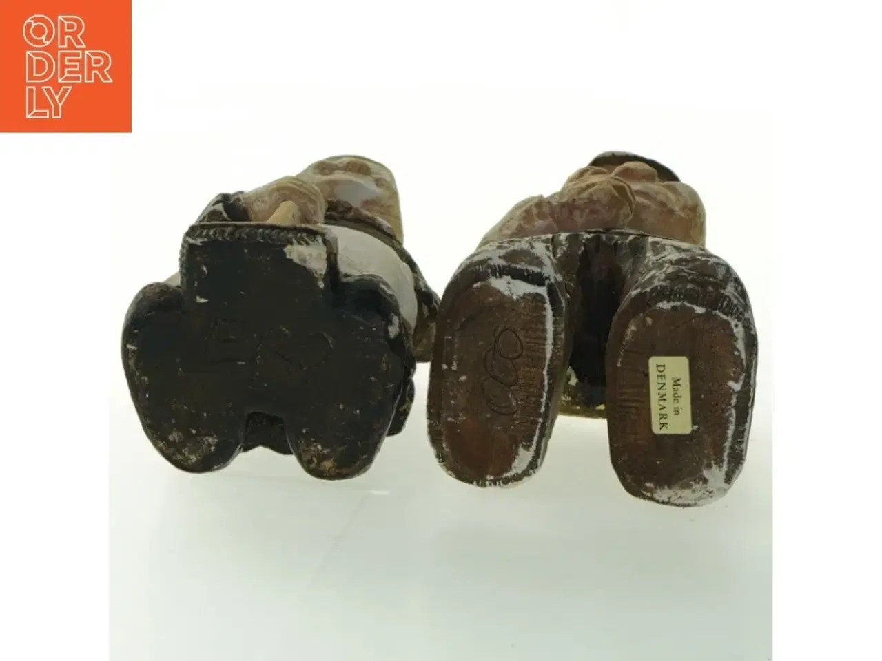 Billede 2 - Træfigurer af mand og kvinde, 20 cm (str. 20 cm)