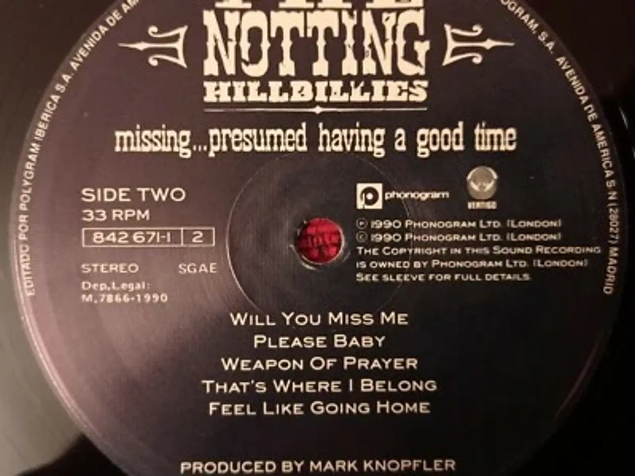 Billede 3 - Notting HillBillies (Dire Straits) - LP vinyl