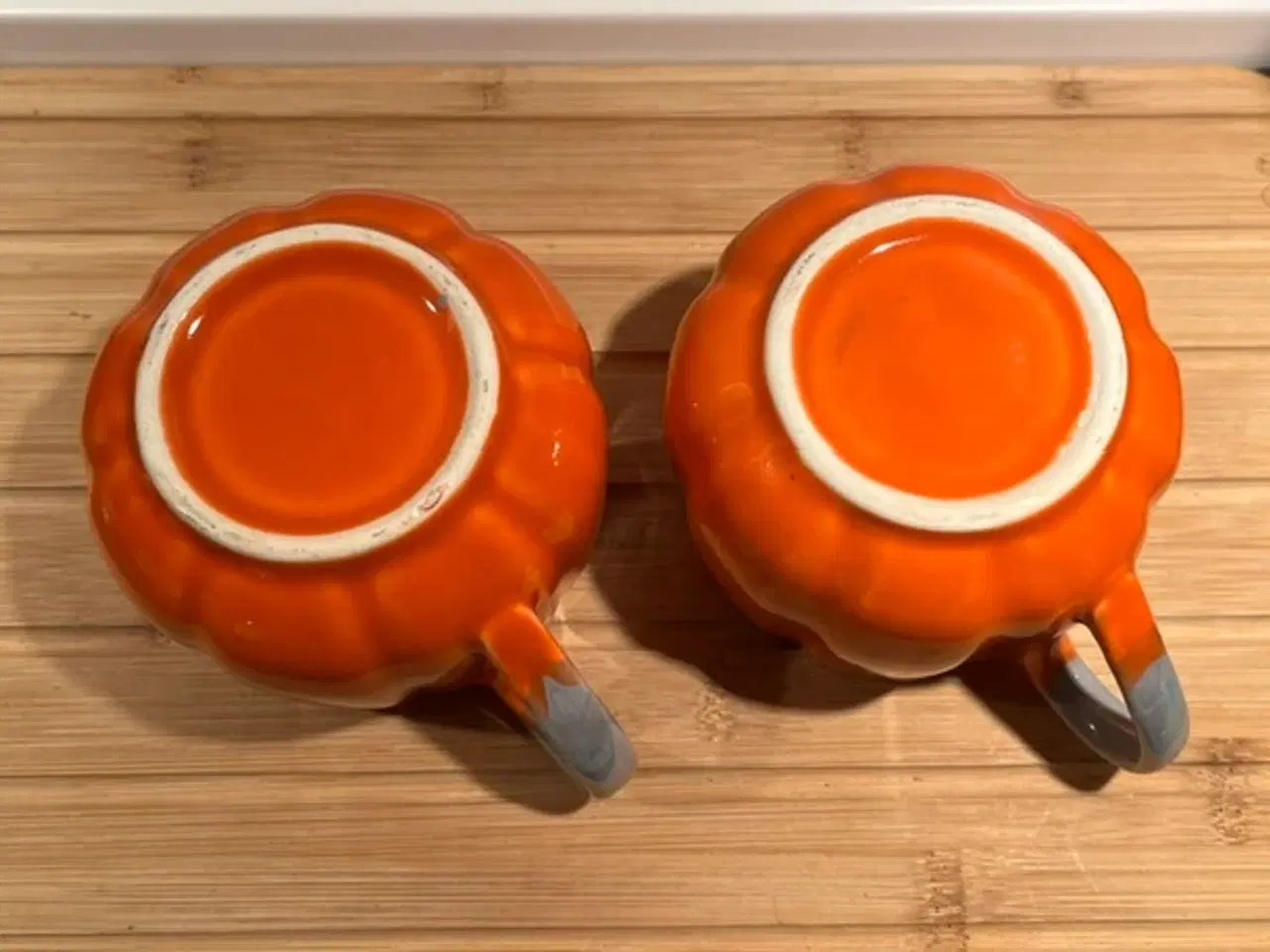 Billede 5 - Unikke Græskarkrus med Perlemorsfinish på hanken