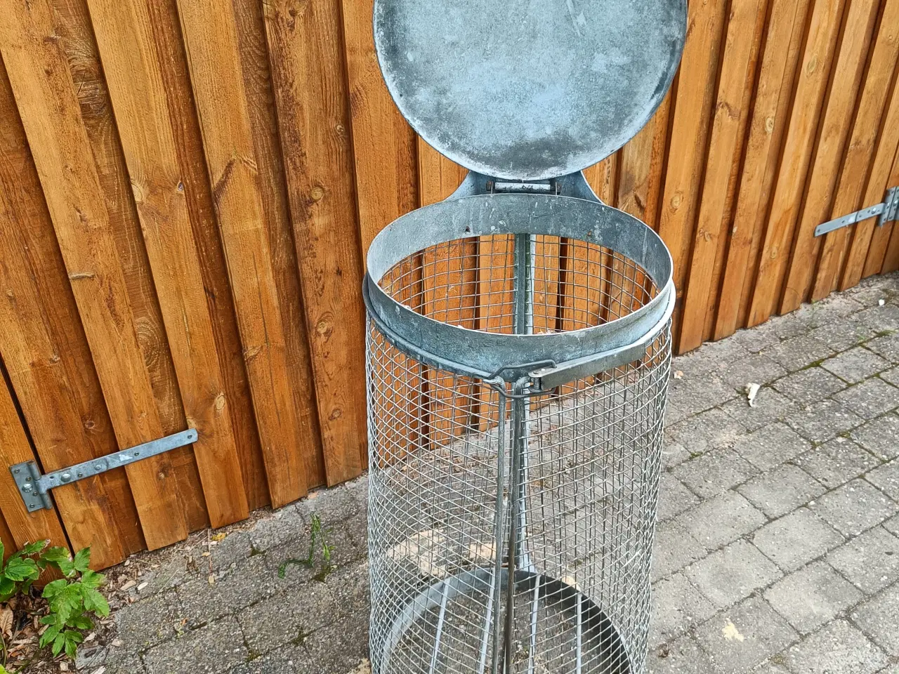 Billede 2 - affaldsstativ, galvaniseret