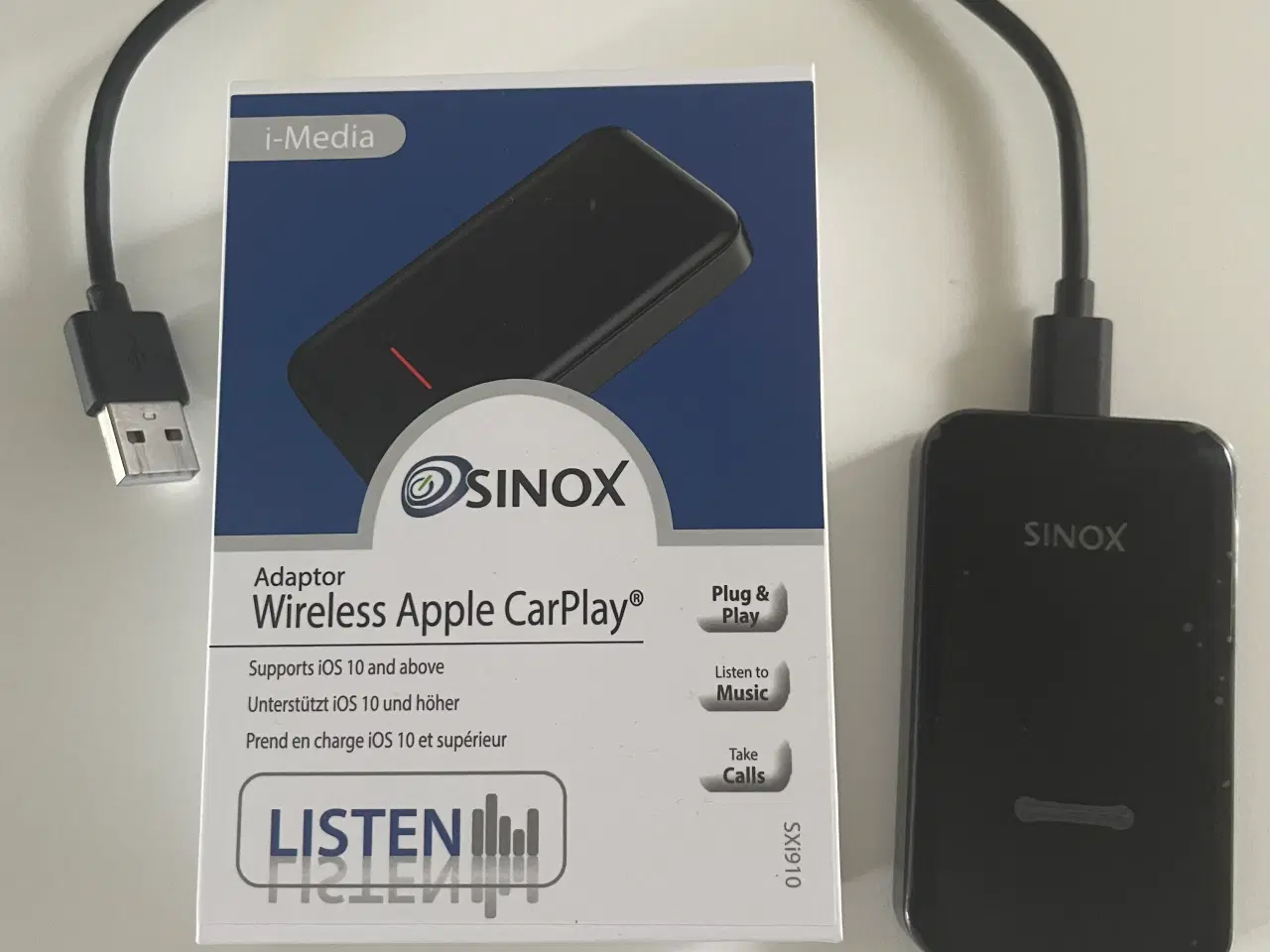 Billede 1 - Sinox Adaptor wireless Apple CarPlay 