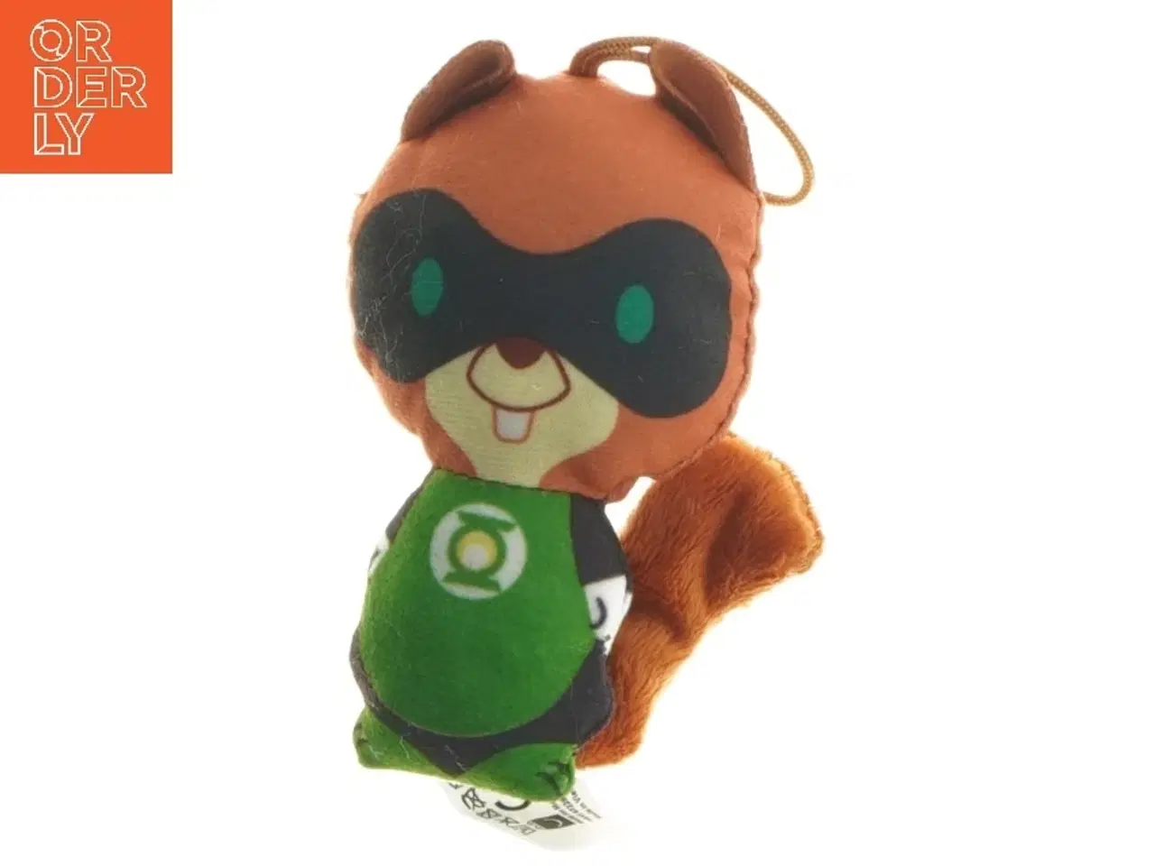 Billede 1 - Raket bamse med grøn dragt (str. 11 cm)