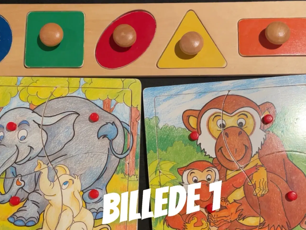 Billede 1 - 9 puslespil - fra 1-års alderen