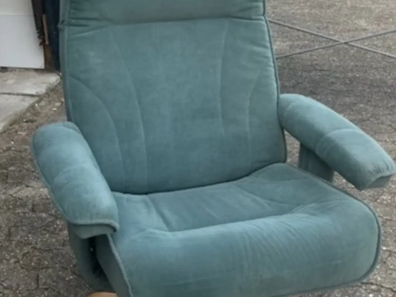 Billede 1 - Lænestole grøn 2 stk 
