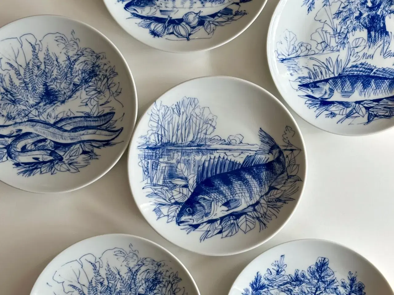 Billede 2 - Kahla fisketallerkner, 6 stk samlet