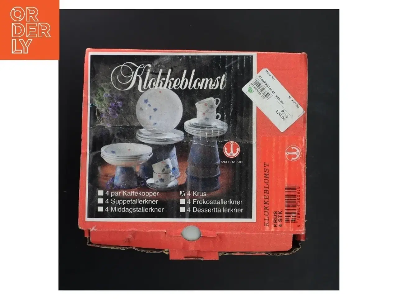 Billede 4 - Sæt med 4 kaffekrus fra Ancher Iversen (str. 4 stk Ø 7,5 cm længde 10 cm)