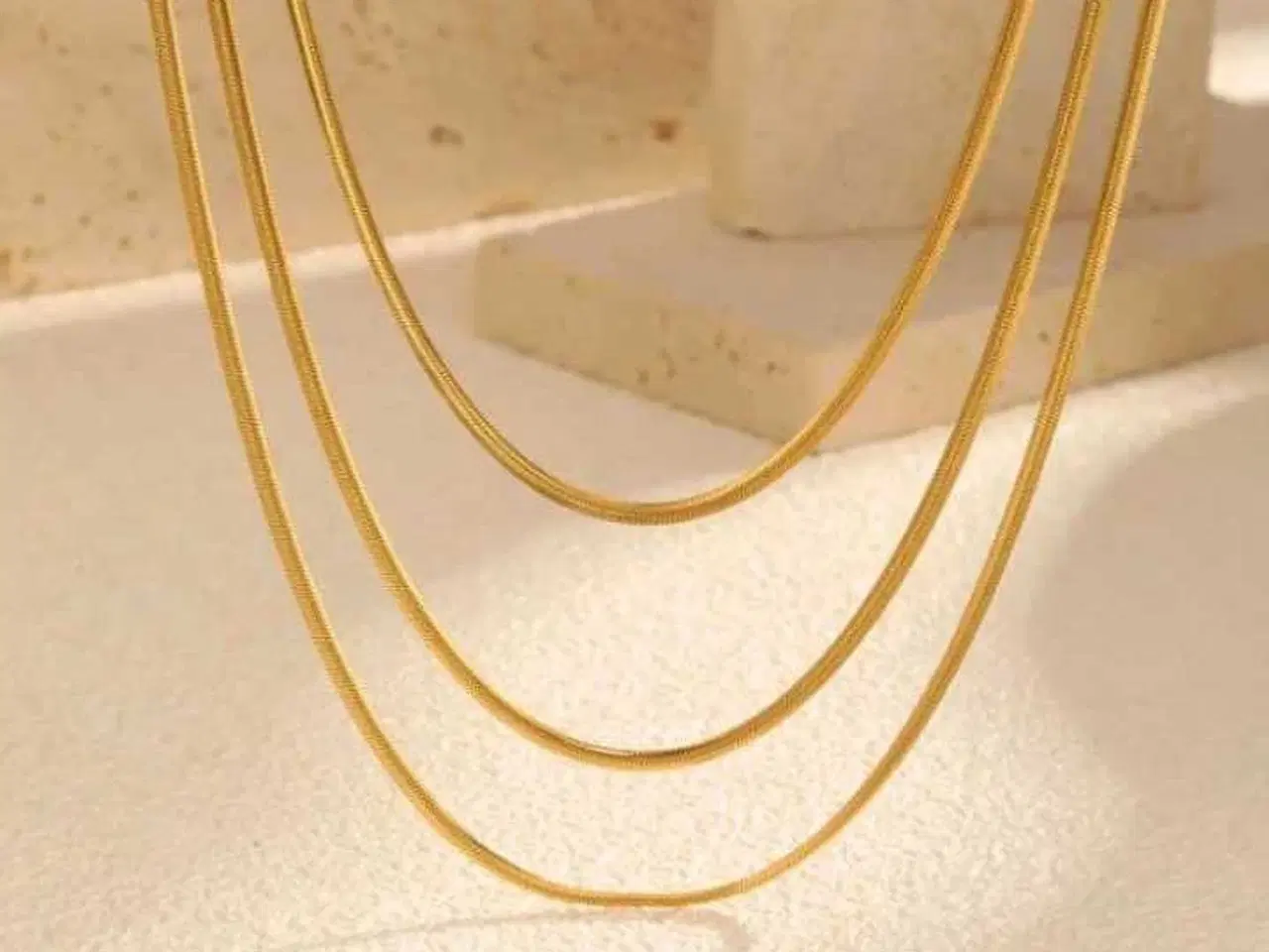 Billede 2 - Guld halskæde 