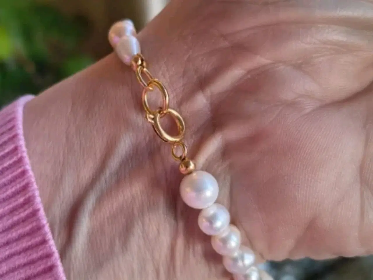 Billede 7 - Armbånd med ferskvandsperler ❤️
