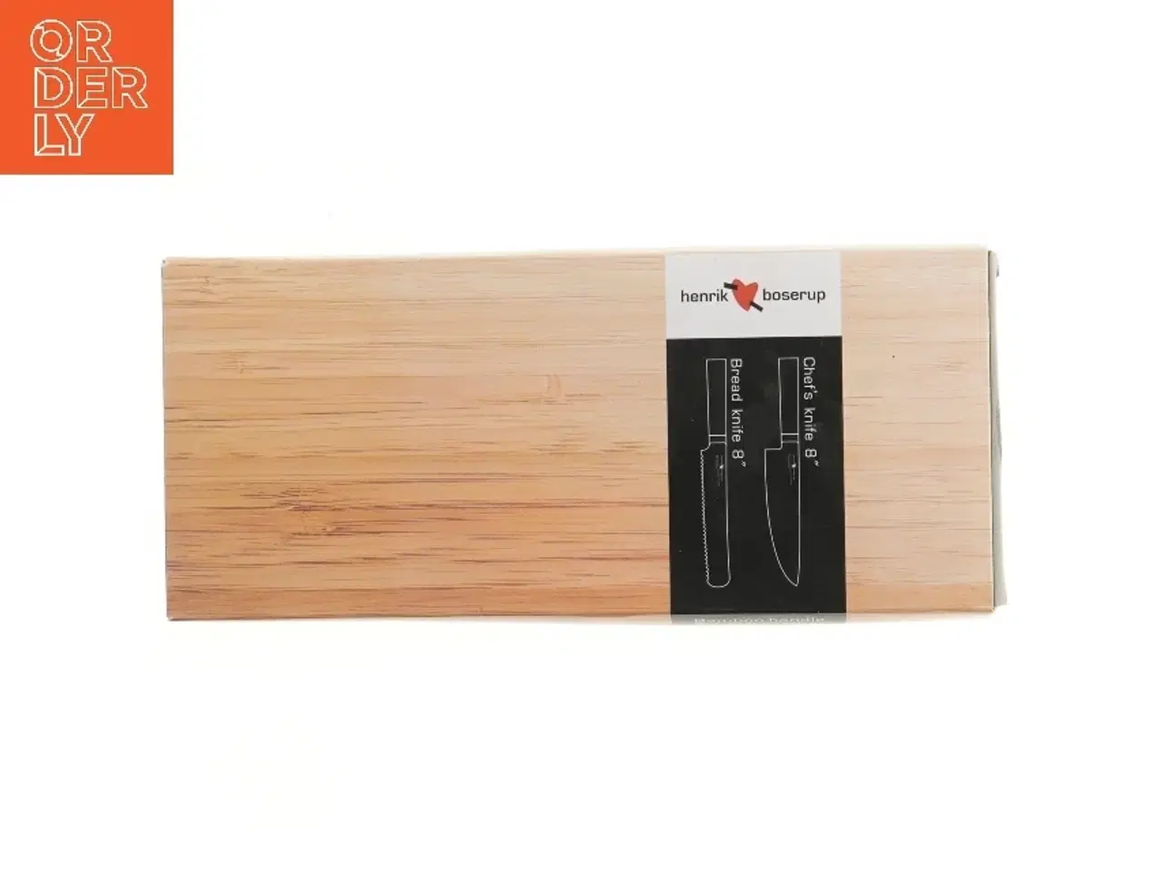 Billede 1 - Sæt med kokkekniv og brødkniv fra Henrik Boserup (str. 33 cm)