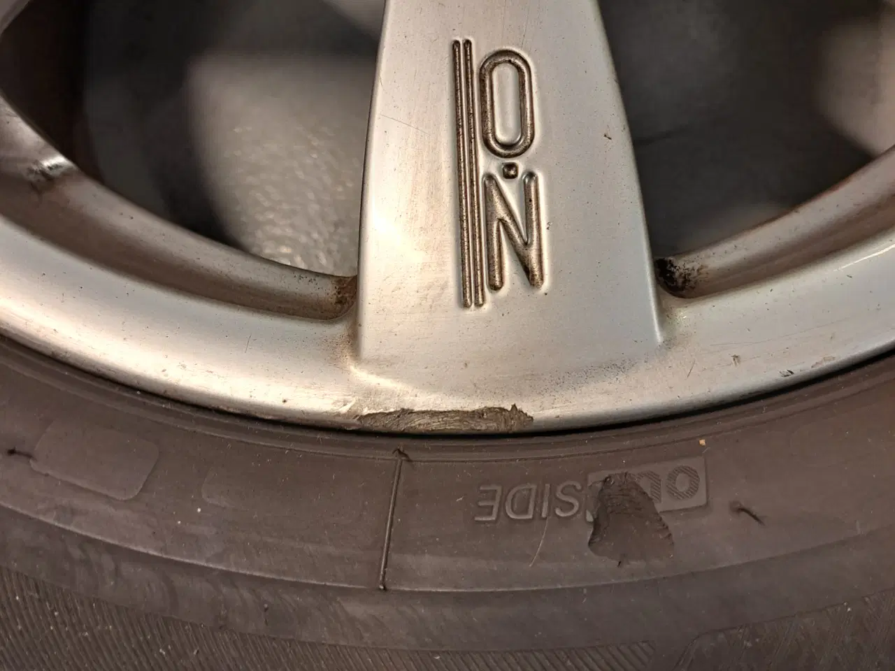 Billede 2 - OZ alufælge med dæk sælges