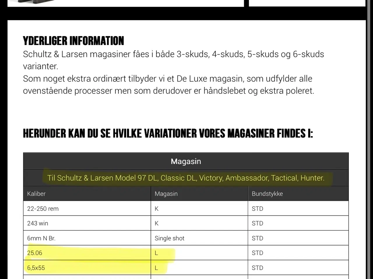 Billede 3 - S&L magasiner (L) 3- og 5 skuds