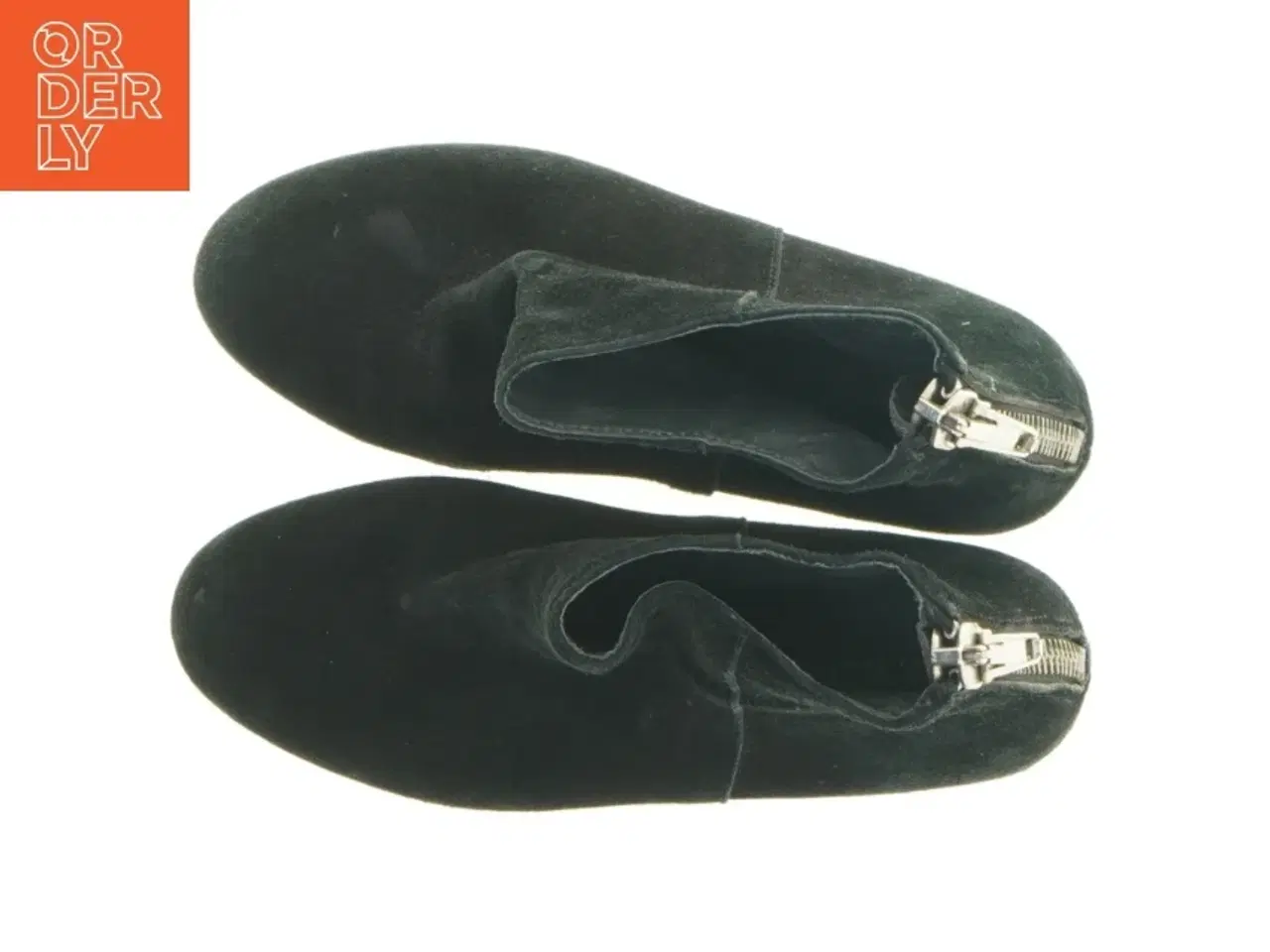 Billede 8 - Sorte ankelstøvler med kilehæl (str. 36)